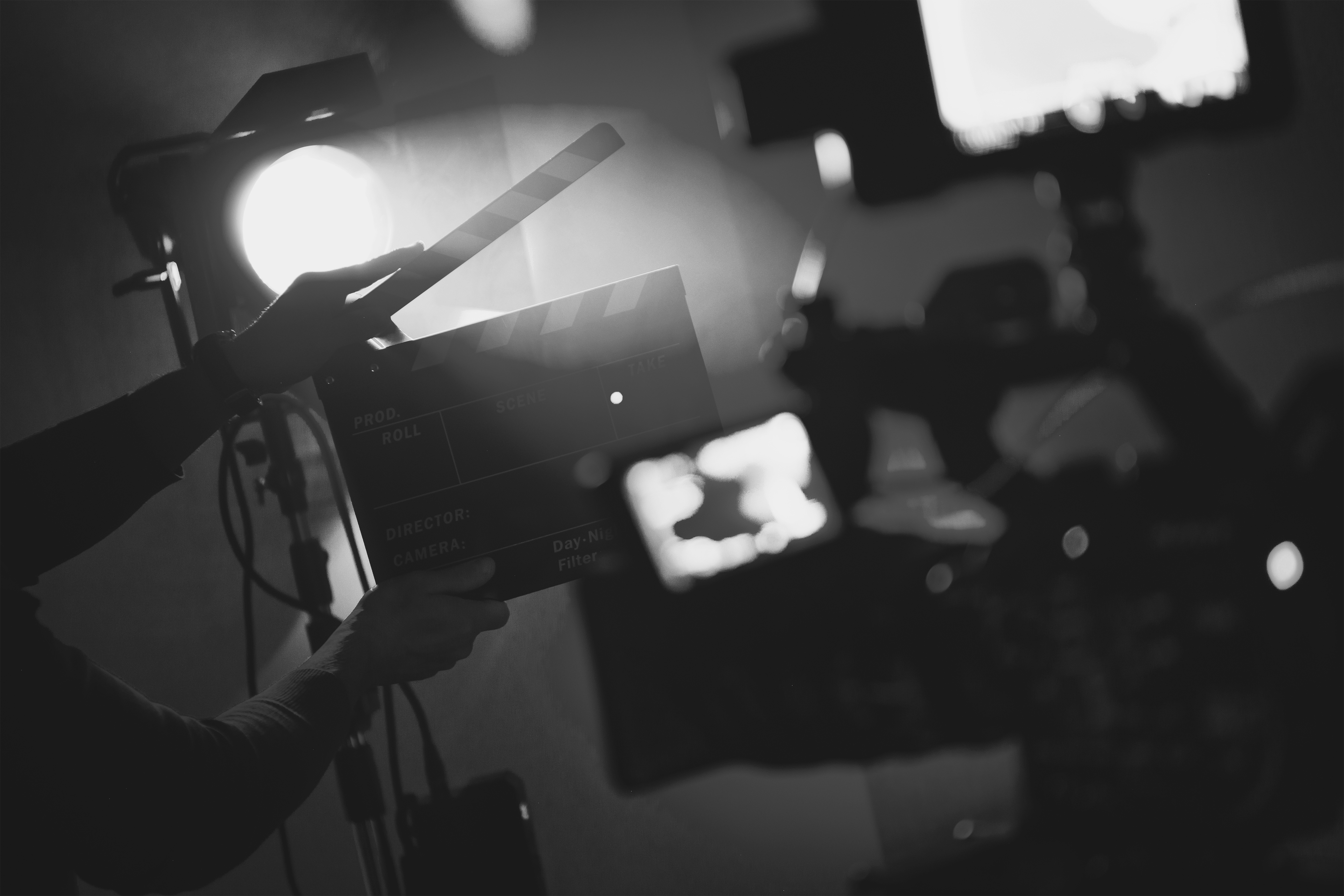 Professional cinema camera equipment